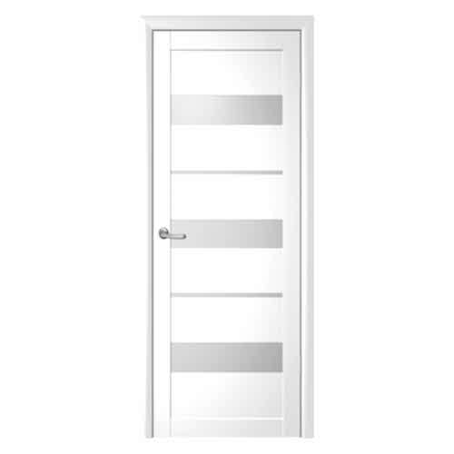 Дверь межкомнатная ПРАГА, винил (ст. матовое)